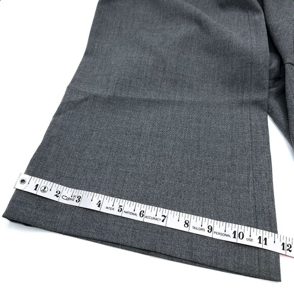 The Limited Gray Mid-Rise Wide Leg Business Office Dress Pants Sz 8 - Picture 10 of 13